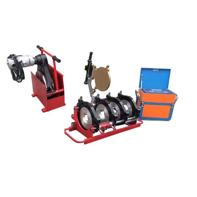 CNC 자동 HDPE 파이프 맞대기 융착 용접기 90 - 250 밀리미터