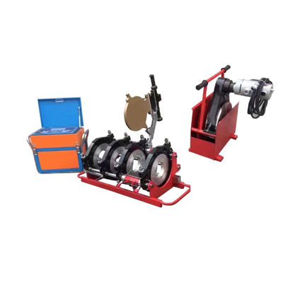 CNC 자동 HDPE 파이프 맞대기 융착 용접기 90 - 250 밀리미터