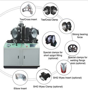 1.5kw 합판 케이스에 있는 유압 작업장 이음쇠 용접 기계